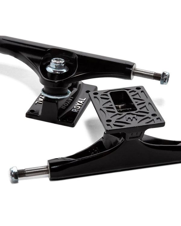 Royal FC Standard Black Skateboard Trucks - 127 (5.0