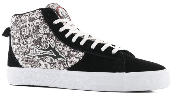 Lakai x Jay Howell Newport High Skate Shoes - Black - Skatewarehouse.co.uk