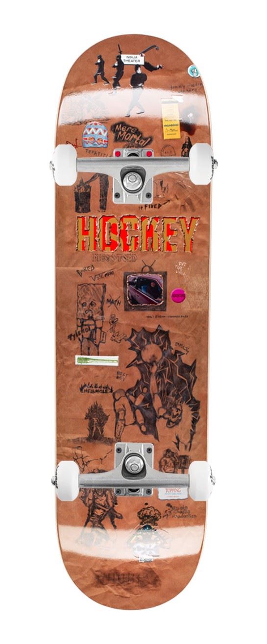 Hockey Paper Cover : Diego Todd Board - Shape 2 x Venom Custom Complete Skateboard - 8.5