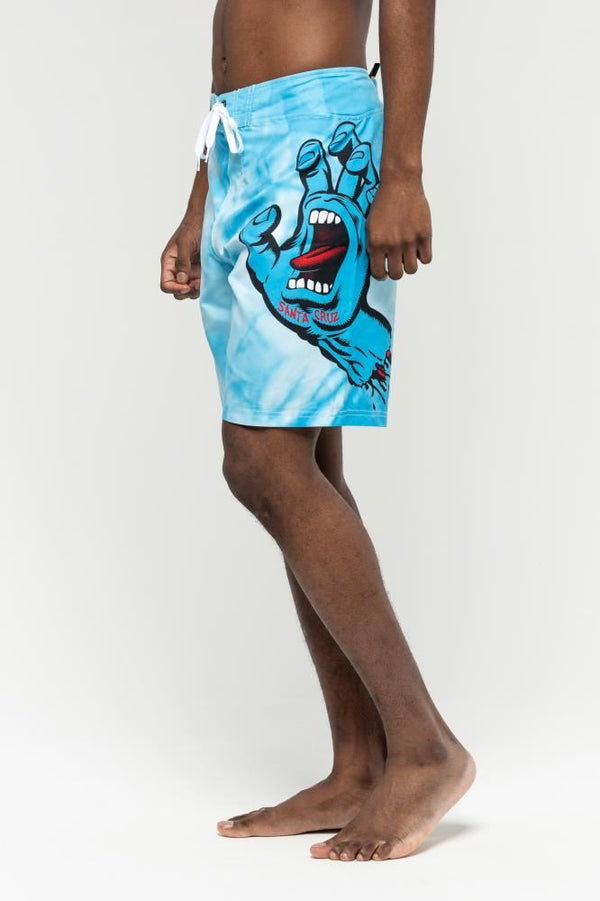 Santa Cruz Shorts Tie Dye Hand Boardie - Blue Tie Dye - Skatewarehouse.co.uk