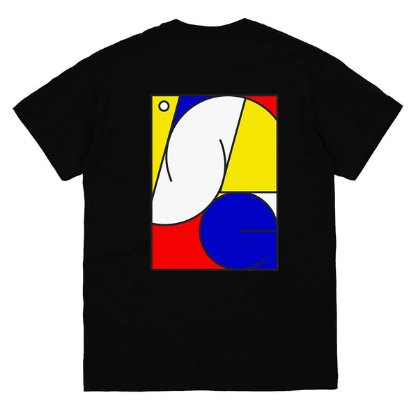 Isle Jigsaw Tee Black