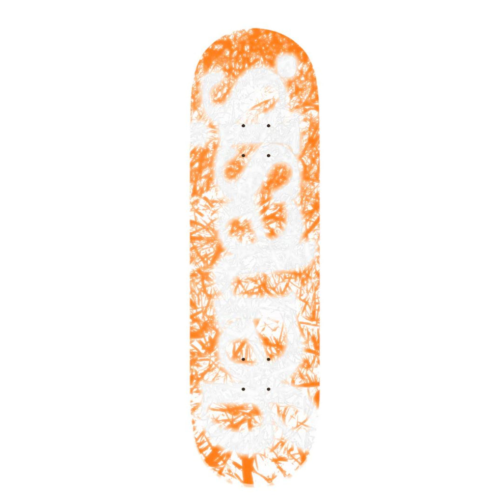 Genesis Glow Grass Text Skateboard Deck - 8.0" - Skatewarehouse.co.uk