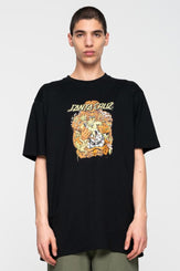 Santa Cruz T-Shirt Roskopp The Five T-Shirt - Black - Skatewarehouse.co.uk