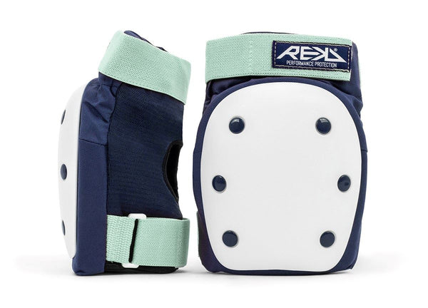 REKD Heavy Duty Triple Pad Set - Blue / Mint - Skatewarehouse.co.uk