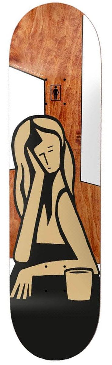 Girl Contemplation Simon Bannerot x Venom Skateboards Core Custom Complete Skateboard - 8.0