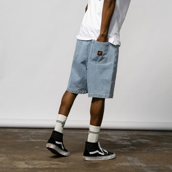 Santa Cruz Shorts Big Shorts - Stone Wash - Skatewarehouse.co.uk