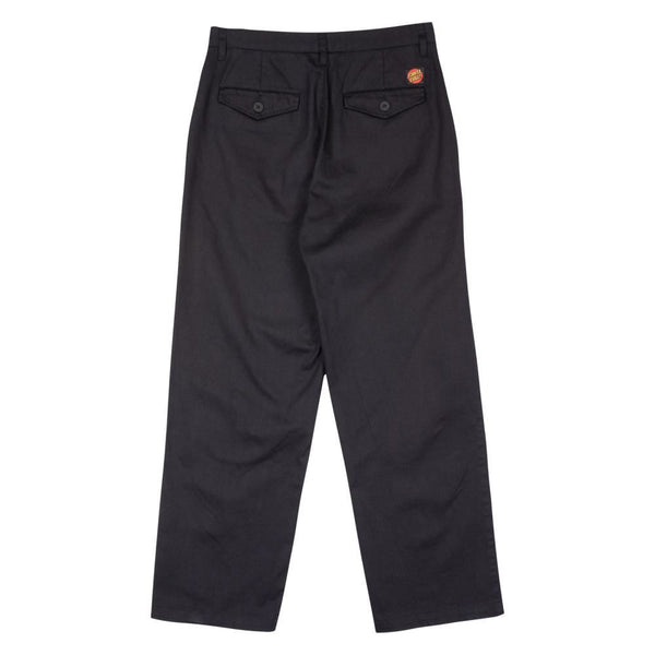 Santa Cruz Womens Pant Nolan Chino - Black - Skatewarehouse.co.uk