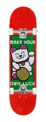 Enuff Designer - 8.25" - Lucky Cat Red x Venom Custom Complete Skateboard - 8.25"