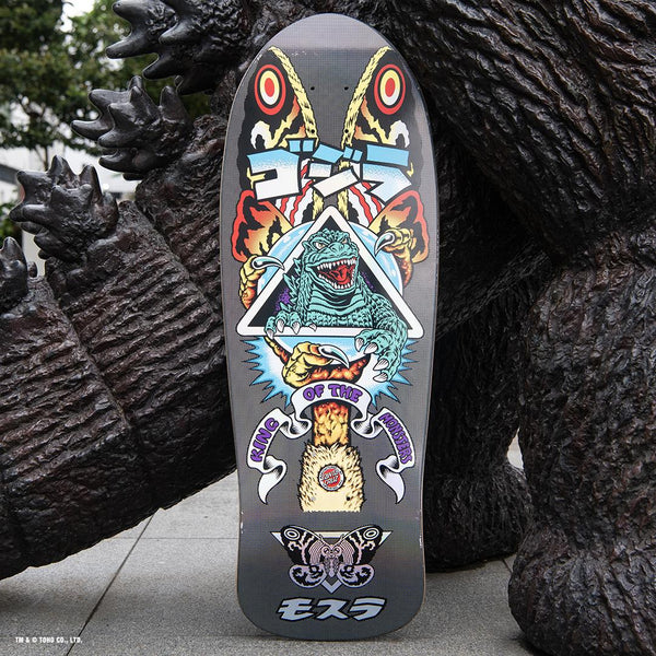 Santa Cruz x Godzilla Mothra Natas Skateboard Deck - 10.538