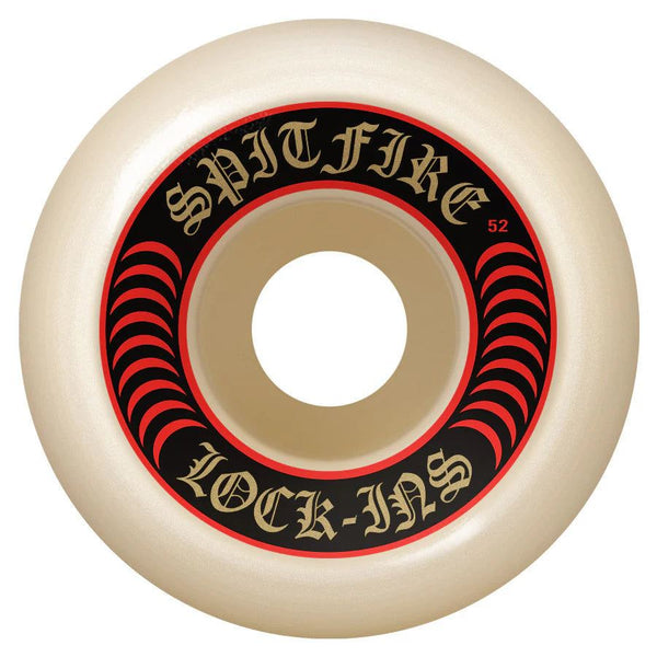 Spitfire F4 101Du Lock-In  (Natural/Red) Skateboard Wheels