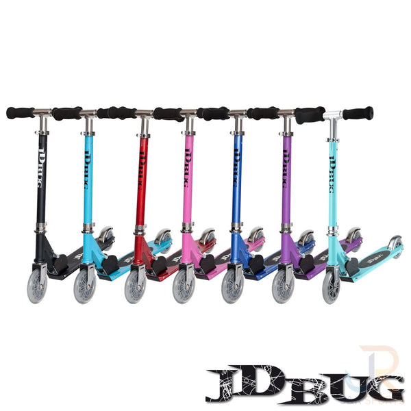 JD Bug Jr Street Scooter - Purple Matt Bundle