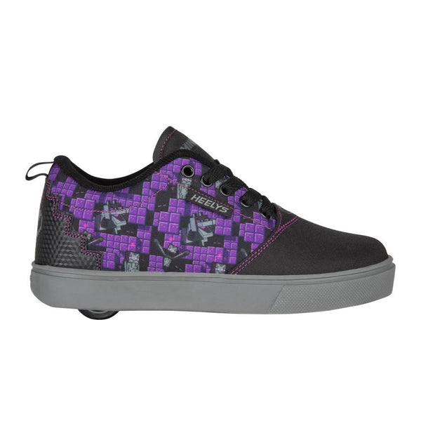 Heelys x Minecraft Pro 20 Minecraft  - Black / Purple - Skatewarehouse.co.uk
