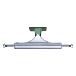 Slappy ST1 Hollow Lights Polished / Gunmetal Green Skateboard Trucks - 8.5 (5.75") (Pair)