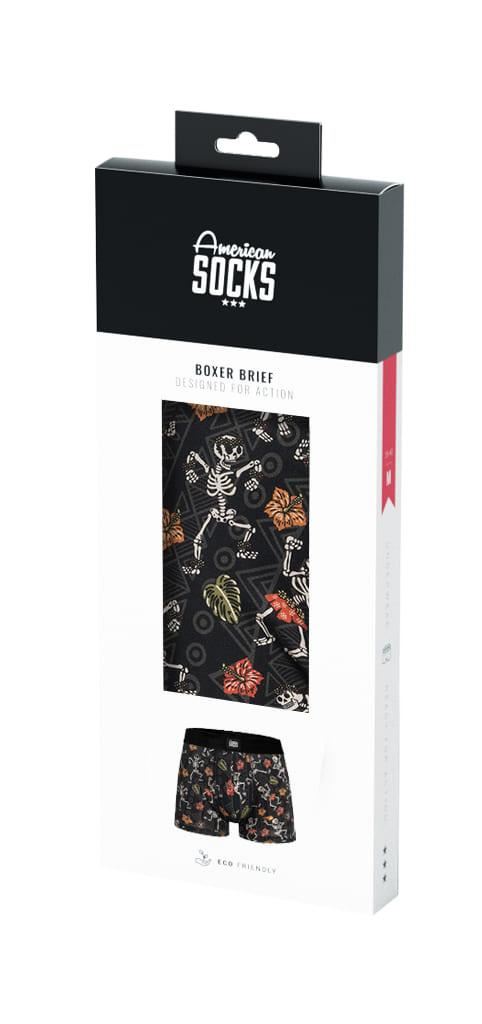 American Socks Dancing Skeletons - Boxer Brief Socks