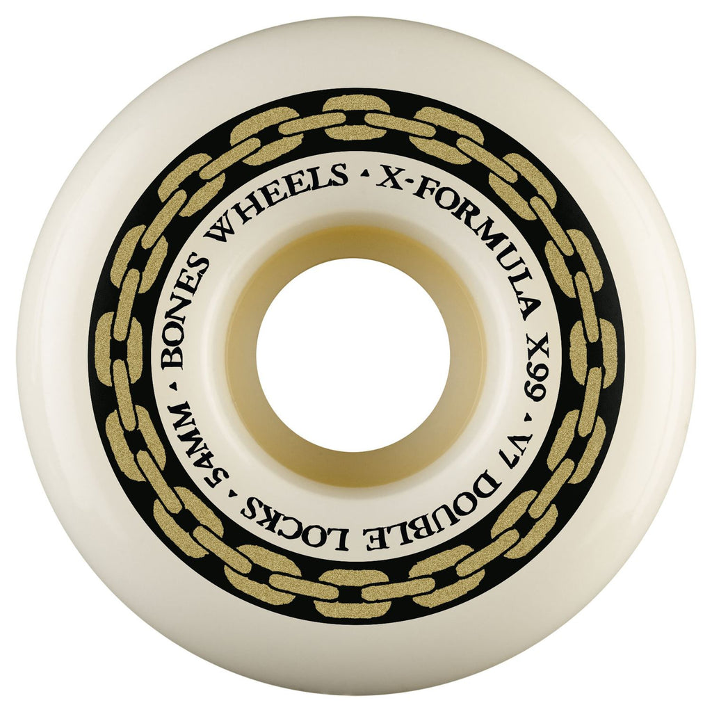 BONES X-Formula • 54mm • 99A • V7 Double Lock (Spring '26) Skateboard Wheels