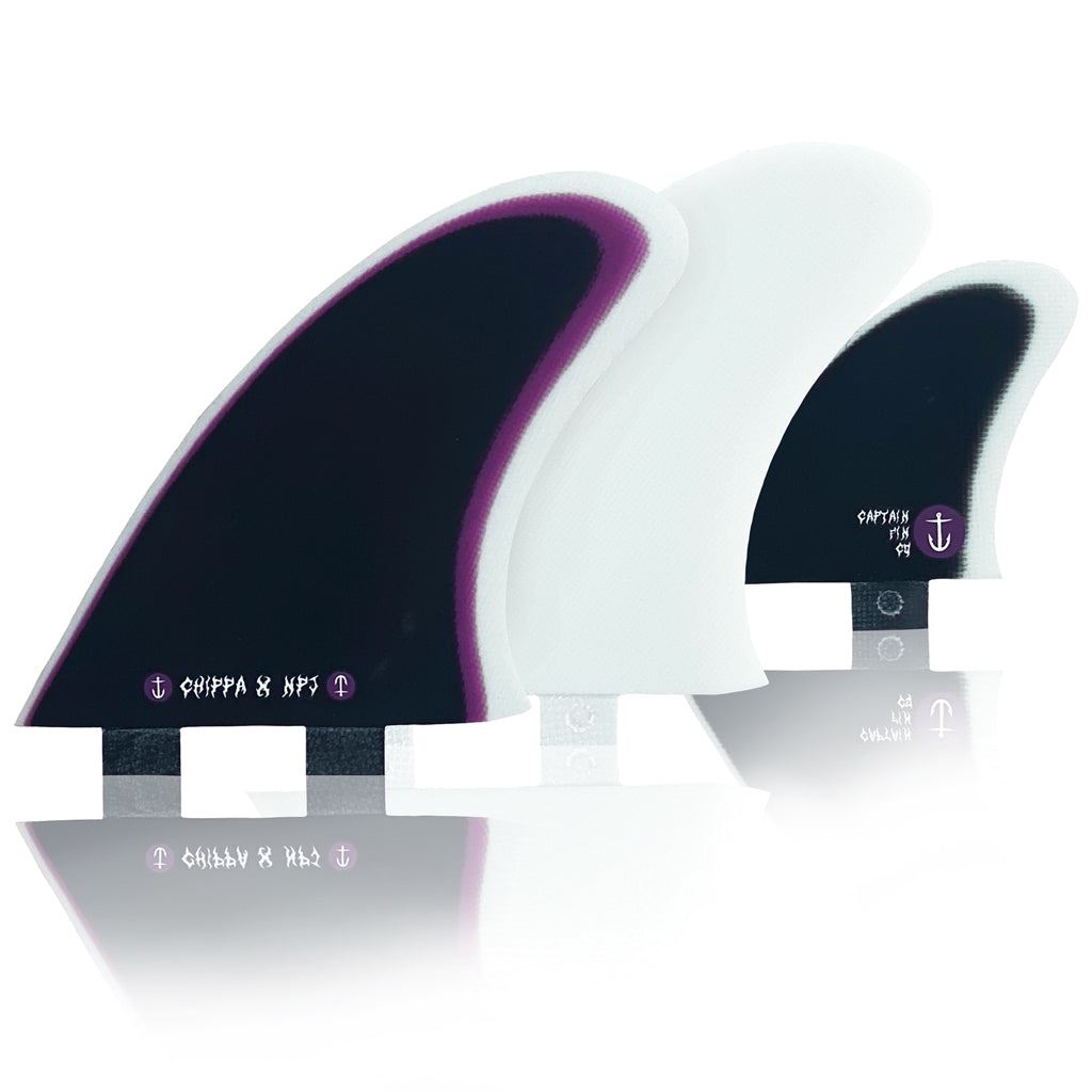 Captain Fin Co - Chippa Wilson + NPJ Twin Especial + Trailer - Large - Purple (FCS) - L