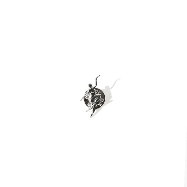 Polar Skate Co Pin | No Complies Forever (Silver) - One Size
