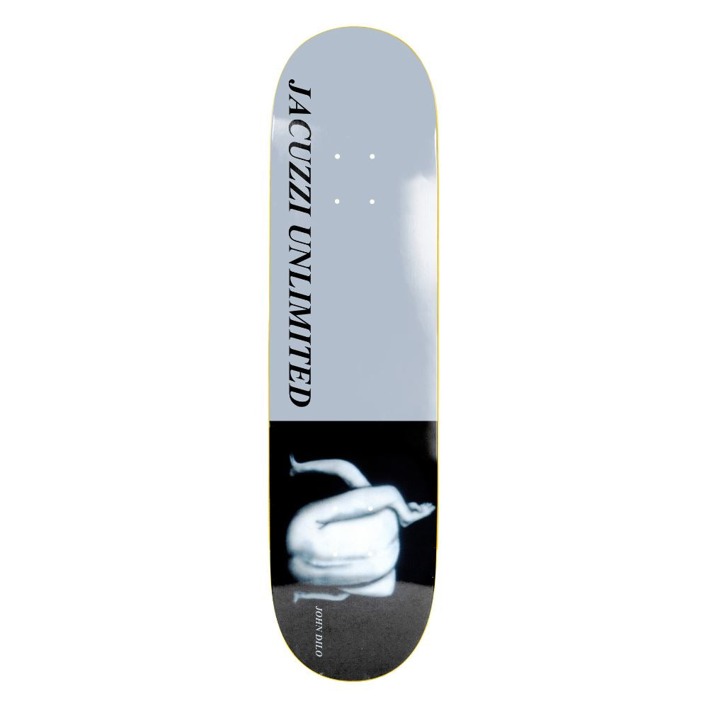 Jacuzzi Unlimited John Dilo Suck Me EX7 Cool Grey Skateboard Deck - 8.375"
