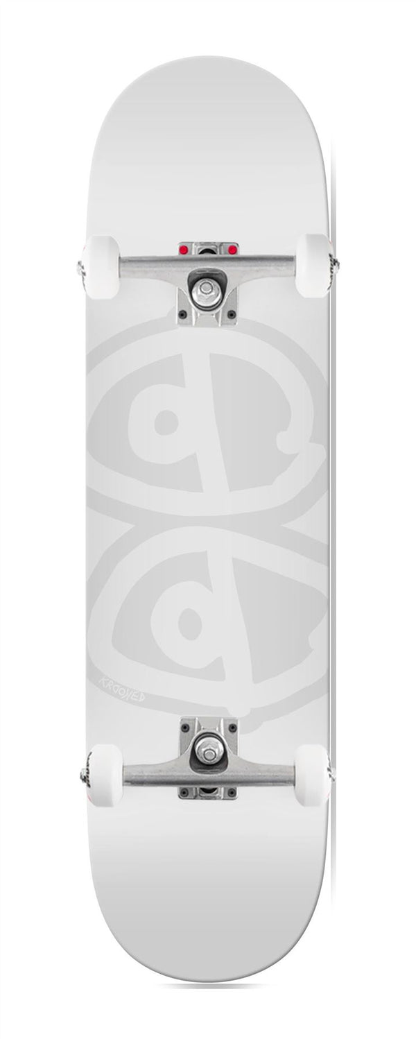 Krooked Eyes (White) CN x Venom Custom Complete Skateboard - 8.06