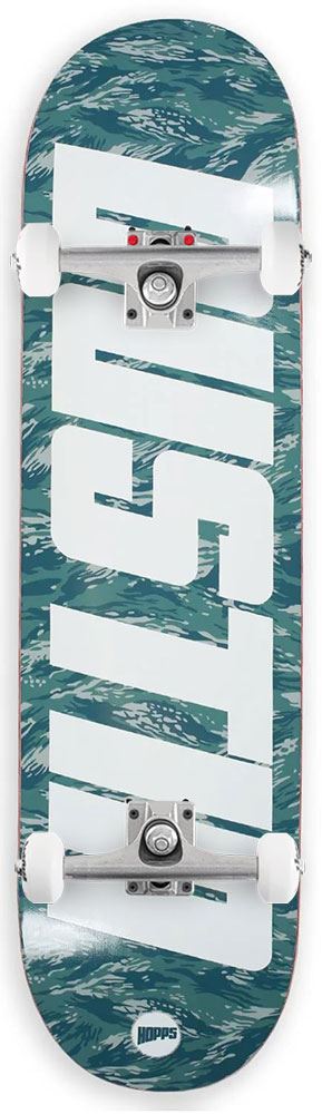 HOPPS Dustin Eggeling Tiger Camo x Venom Custom Complete Skateboard - 8.38