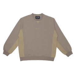 WKND Two-Tone Crewneck Khaki - L