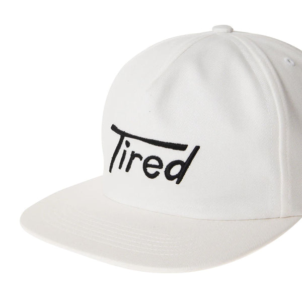Tired Old Mobil Cap White - One Size
