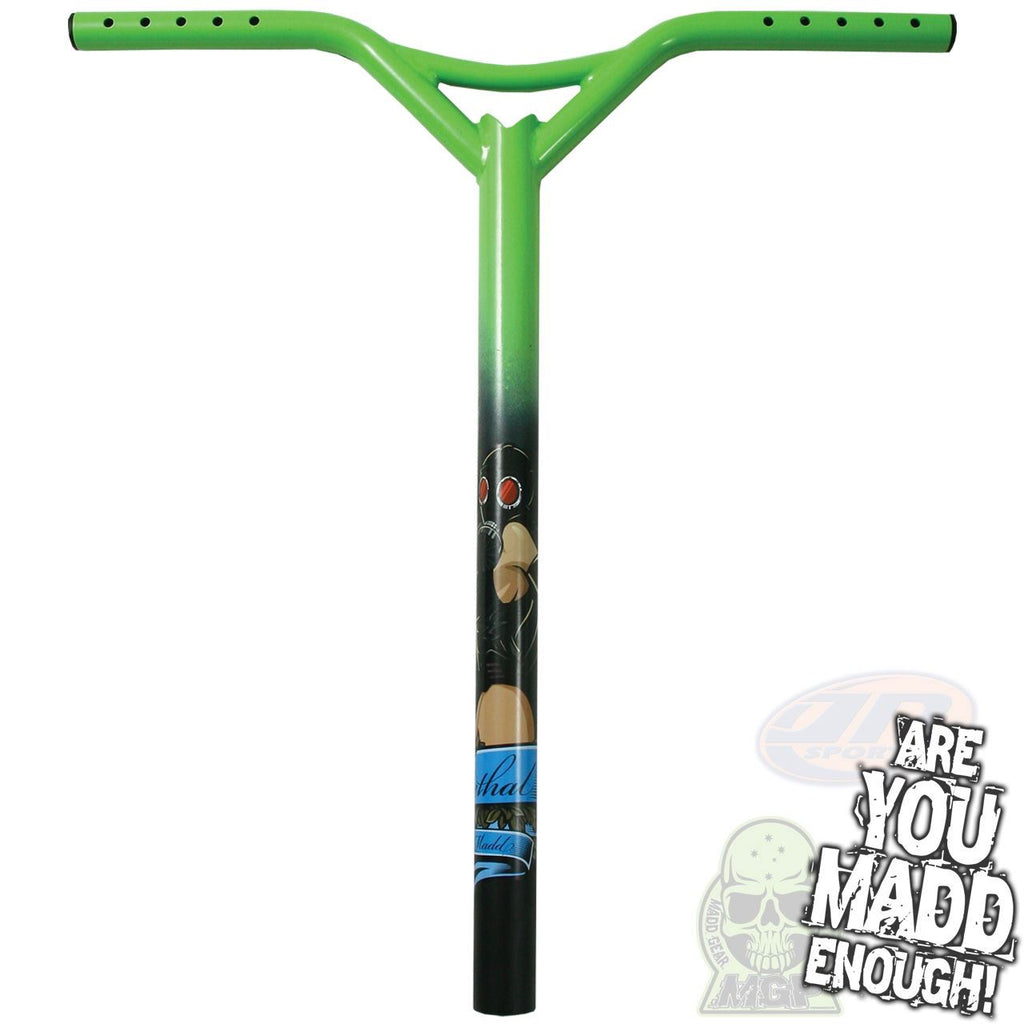 Madd Gear Mgp Lethal Bat Wings 21" X 23" (35Mm) - Green - Skatewarehouse.co.uk