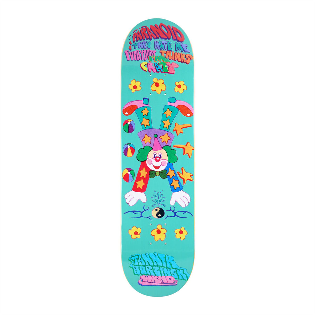 WKND Tanner Burzinski 'Paranoid' (MC) Skateboard Deck - 8.5" - Skatewarehouse.co.uk