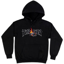 Thrasher Hoody Cop Car - Black - Skatewarehouse.co.uk