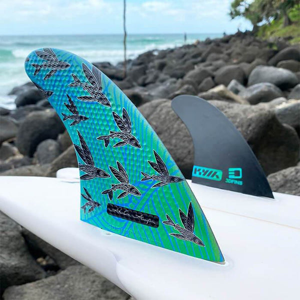 3D Fins - Akila Aipa Twin - Flying Fish (FCS1 / FCS2 / Futures)
