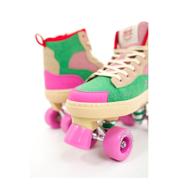 Rio Roller Beats Quad Skates - Pink / Green