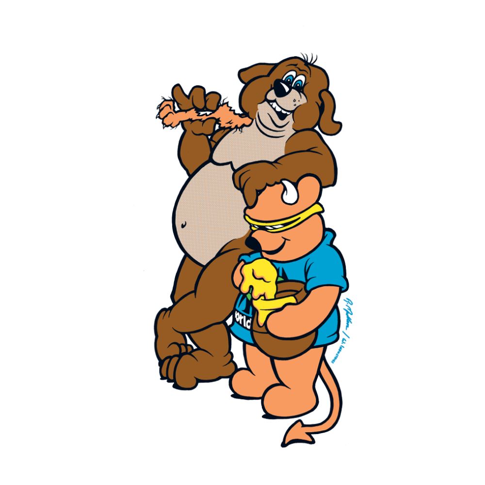 World Industries Mullen Bear Sticker Multi 5pk