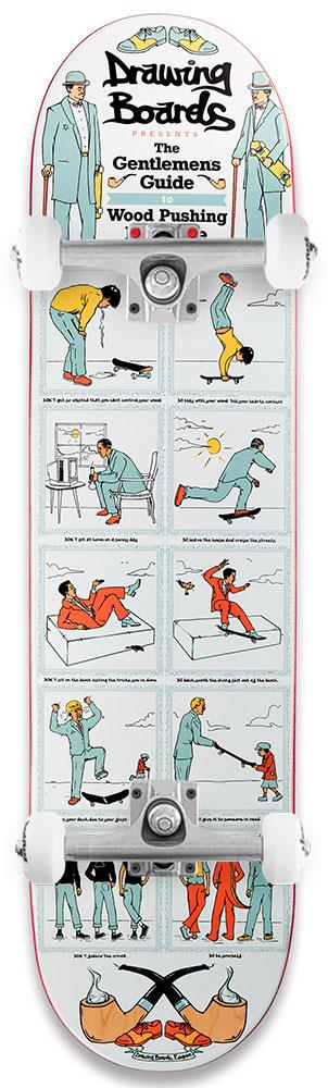 Drawing Boards Gent x Venom Custom Complete Skateboard - 8.25