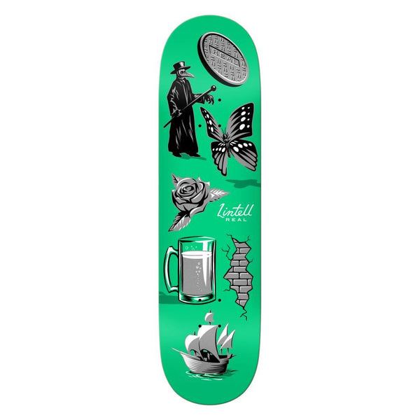 Real s Lintell Revealing x Venom Custom Complete Skateboard - 8.28