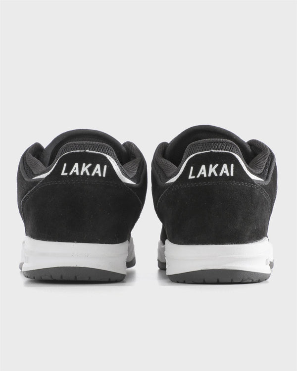 Lakai Telford Low Skate Shoes - Black White - Skatewarehouse.co.uk
