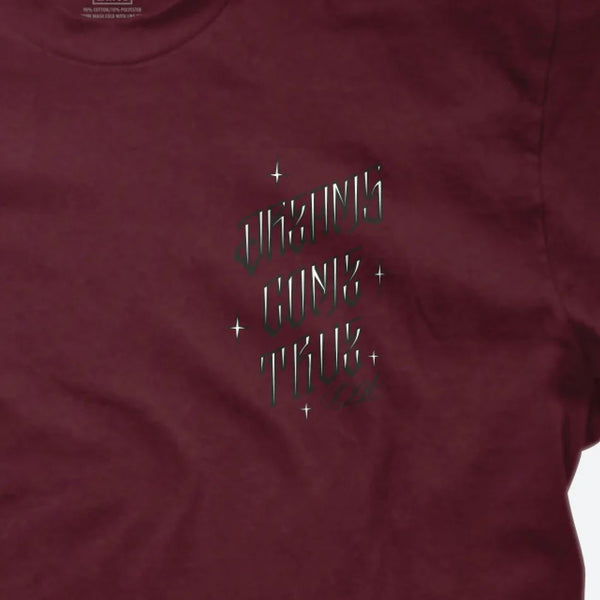 DGK Dreams Come True Tee Burgundy - Skatewarehouse.co.uk