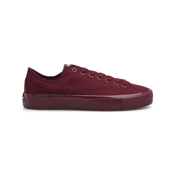 VM003 Canvas LO (Full Oxblood) Shoes - UK 10.5