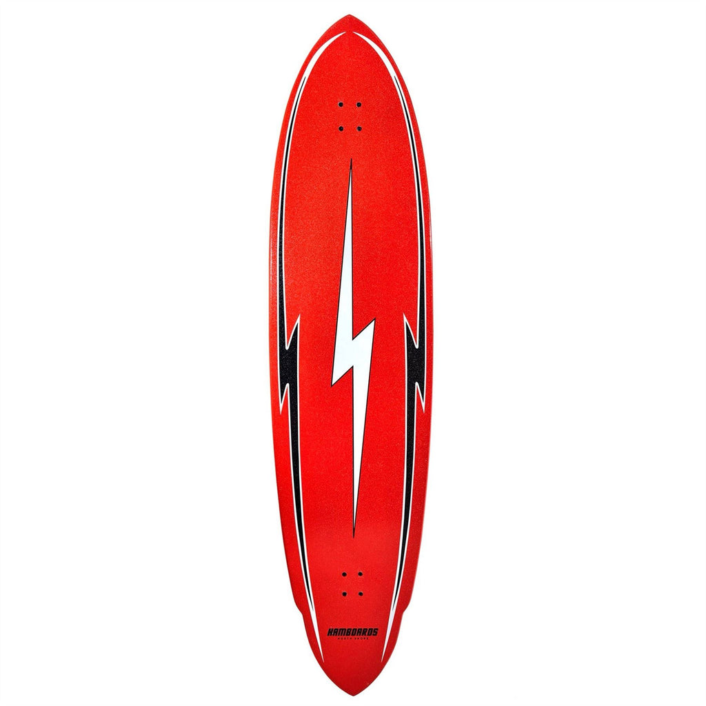 Hamboards - The Pinger - North Shore Red - Deck Only - 5'7"