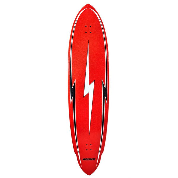 Hamboards - The Pinger - North Shore Red - Deck Only - 5'7