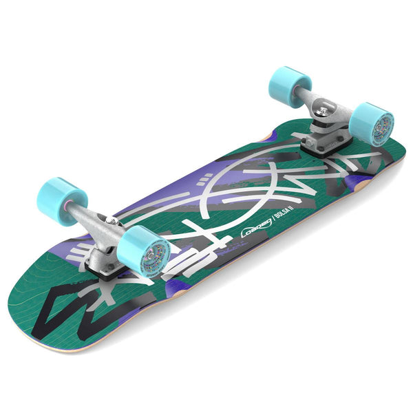 Loaded Carver Bolsa II C7 Surfskate Complete - Jazz - Love Handles Blue