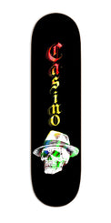 Casino Skull Skateboard Deck - 8.75"