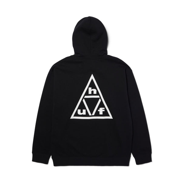 Triple Triangle Po Hoodie (Black / White)