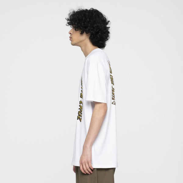 Santa Cruz T-Shirt Roskopp Break T-Shirt - White Acid Wash - Skatewarehouse.co.uk