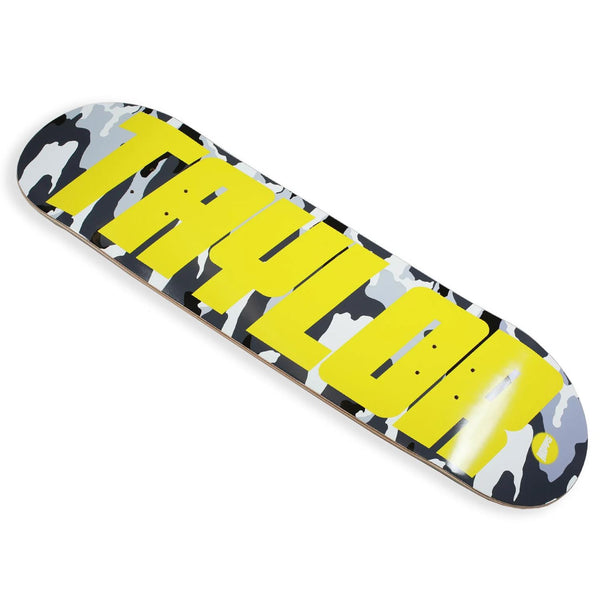 HOPPS Kevin Taylor Snow Camo Skateboard Deck - 8.375