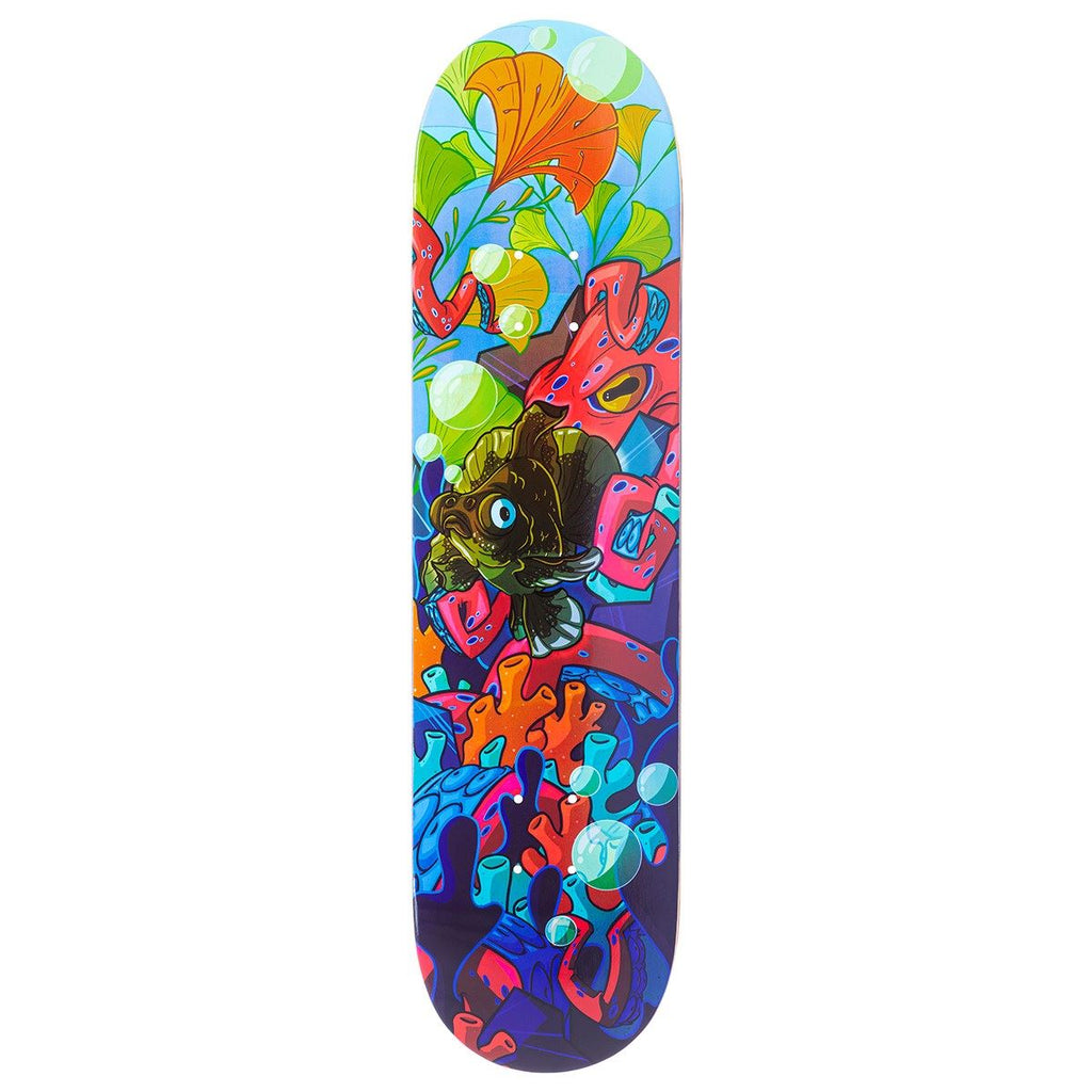 Enuff Designer Lost at Sea Goldfish Skateboard Deck - 8.25"