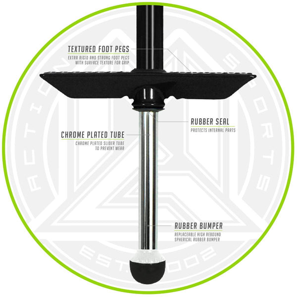 Madd Gear Pogo Stick - Black / Lime Accessories