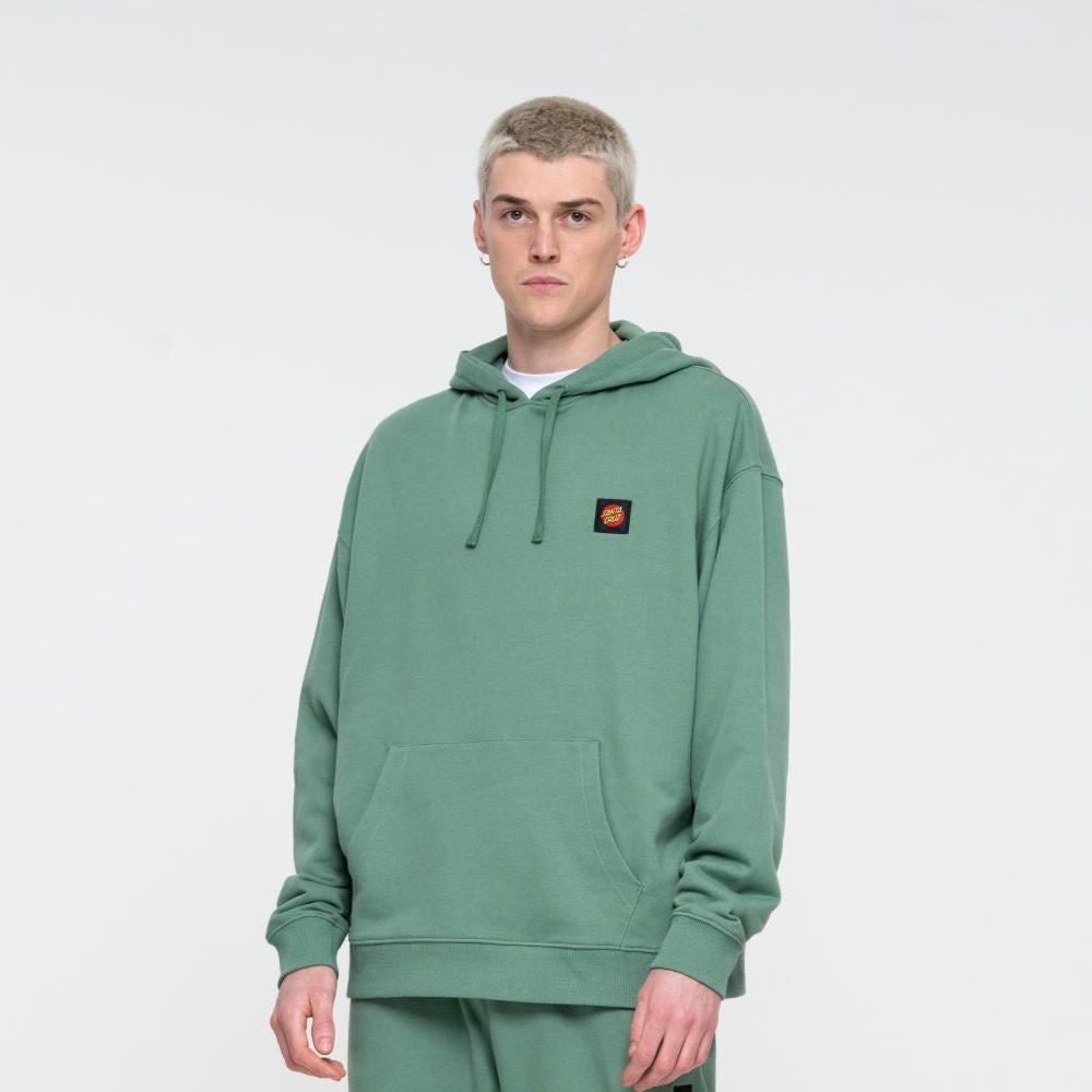 Santa Cruz Hood Classic Label Hood - Mineral Green - Skatewarehouse.co.uk