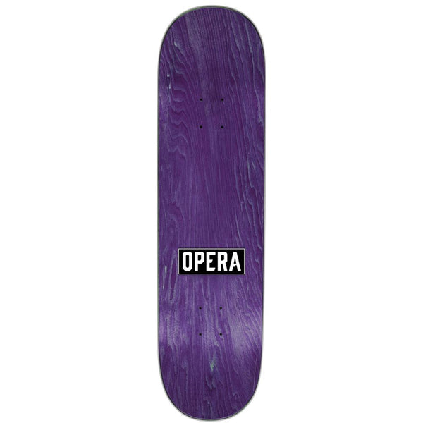 Opera Transition Symmetrical EX7 Purple / Green Skateboard Deck - 8.25