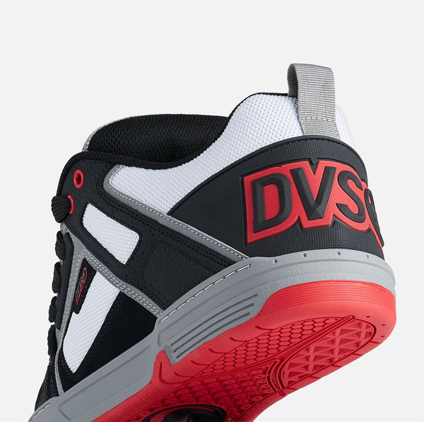 DVS Comanche Skate Shoes Black White Charcoal