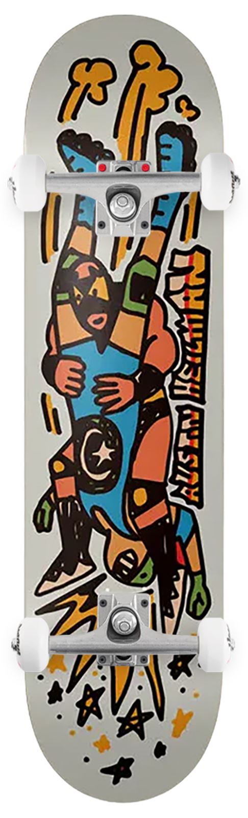 Foundation Austin Heilman Wrestlers x Venom Custom Complete Skateboard - 8.25